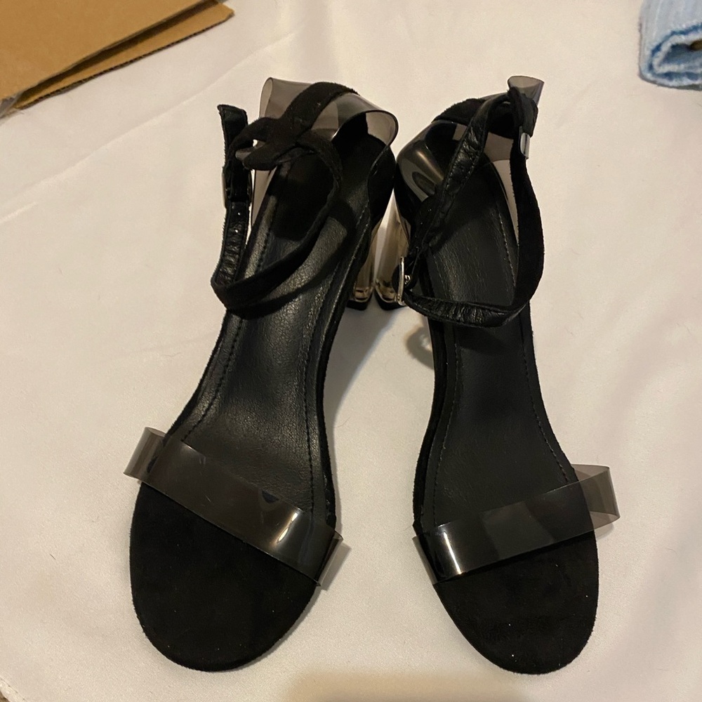 NEVER worn mini heels